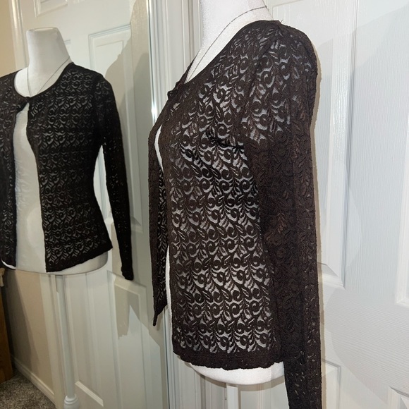 Gorgeous Vintage Lace Cardigan Size M - Picture 3 of 5